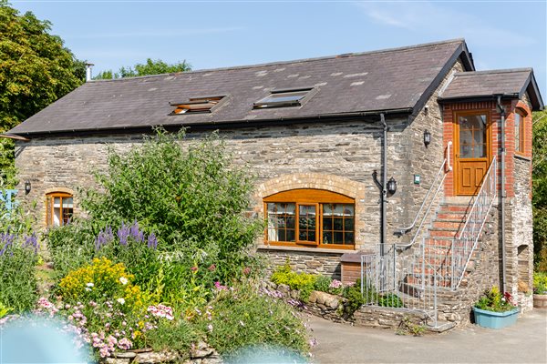 Climb the slate steps to the beautiful Hayloft